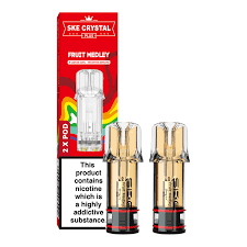 SKE Crystal Plus  FRUIT MEDLEY  Pre-Filled Pods 20mg - 2 Pack